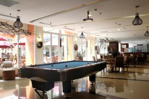 Biliár nebo kulečník v ubytování Java Palace Hotel