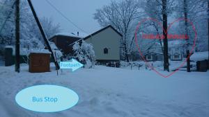 Hakuba Matata Lodge v zimě