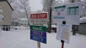 Hakuba Matata Lodge v zimě