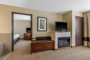 TV at/o entertainment center sa Comfort Suites