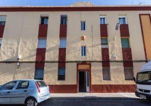 Budynek, w którym mieści się apartament
