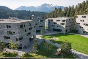 Vaade majutusasutusele LAAX Homes - Val Signina 8-18 linnulennult