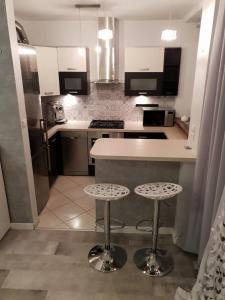 Kuchyňa alebo kuchynka v ubytovaní Górski Apartament + 5 fotografií