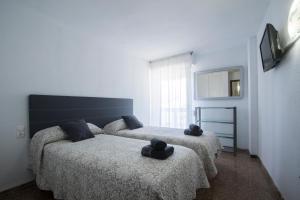Postel nebo postele na pokoji v ubytování Alicante historic center, beach and marina appartment
