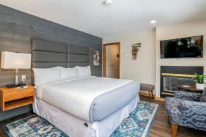 Postel nebo postele na pokoji v ubytování Grey Fox Inn