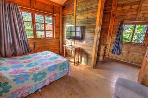 Cama o camas de una habitación en Vila Equilíbrio Natural