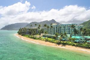 Apgyvendinimo įstaigos Stunning Ocean Views Condos in Oahu at Punaluu vaizdas iš viršaus