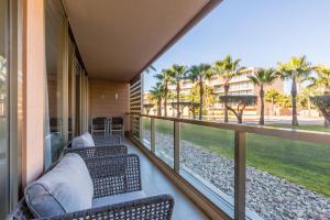 Balkón nebo terasa v ubytování Apartments Maria - Salgados 10A0D