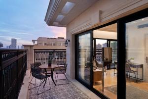 Svalir eða verönd á Hotel Jacob Samuel by Prima Hotels