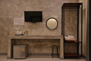 TV a/nebo společenská místnost v ubytování Instyle Place + 33 fotografií