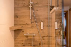 Koupelna v ubytování Das kleine Bio Hotel Tiefenbach