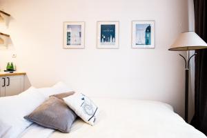 Posteľ alebo postele v izbe v ubytovaní Arkadia Chillout Apartment