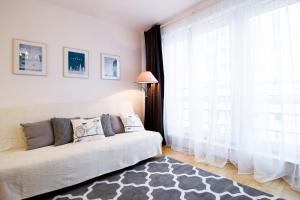 Posteľ alebo postele v izbe v ubytovaní Arkadia Chillout Apartment