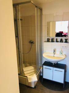 ウールディンゲン・ミュールホーフェンにあるLoftのバスルーム(シンク、シャワー付)