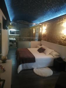 Ένα ή περισσότερα κρεβάτια σε δωμάτιο στο Casa O Gures