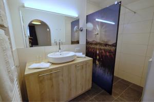 Kúpeľňa v ubytovaní Aktiv Hotel Karnia
