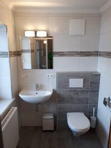 Ванная комната в Ferienhaus Reinfrank