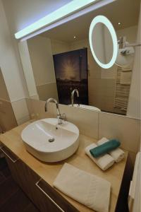 Kúpeľňa v ubytovaní Aktiv Hotel Karnia