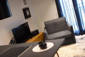 TV a/nebo společenská místnost v ubytování Comely luxury Apt Must
