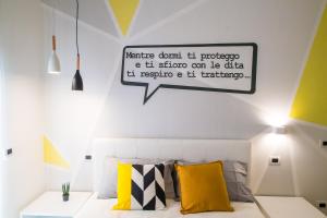 Postel nebo postele na pokoji v ubytování B&B Luna per te