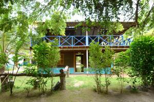 Zahrada ubytování Isla Grande Eco-Hostal