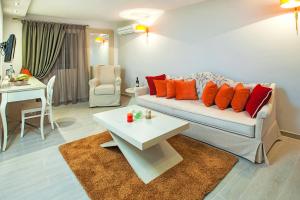 Predel za sedenje v nastanitvi Core Hotel