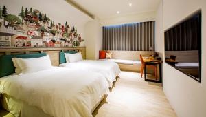Katil atau katil-katil dalam bilik di JSL hotel