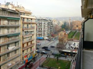Výhľad na mesto Solún alebo výhľad na mesto priamo z apartmánu