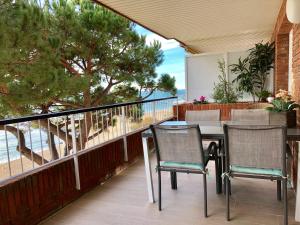 A balcony or terrace at Musclera
