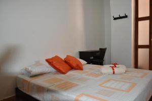 Giường trong phòng chung tại Hospedaje Don Juan