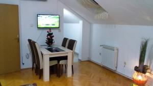 TV a/nebo společenská místnost v ubytování Apartment VILLA MERCI