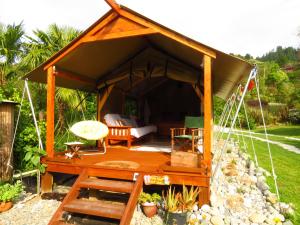 Zahrada ubytování Omarama Oasis - Permaculture Glamping