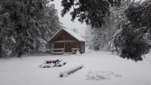 Nature Getaway Holiday Home v zimě