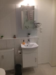 Phòng tắm tại Töfte Bude