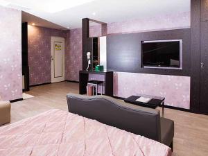 TV a/nebo společenská místnost v ubytování Midi Motel Pingtung Branch