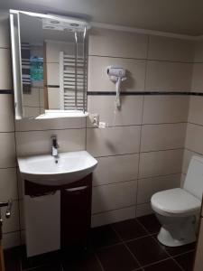Koupelna v ubytování Трембіта