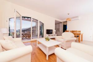 TV a/nebo společenská místnost v ubytování Apartment Olivia
