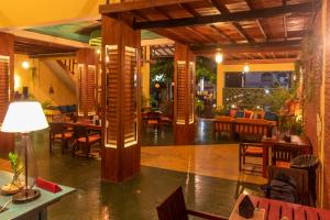 Χώρος καθιστικού στο Hotel Vibration
