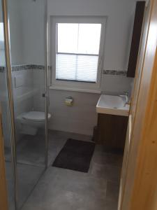 Kúpeľňa v ubytovaní Ferienwohnung Paula