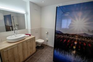 Kúpeľňa v ubytovaní Aktiv Hotel Karnia
