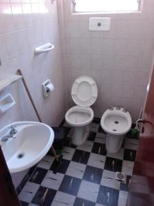 Phòng tắm tại Hotel Monte Castello