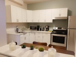 Kuchyň nebo kuchyňský kout v ubytování Ottawa Stay Downtown Suites