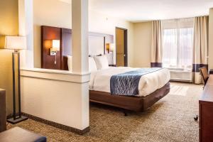 Postel nebo postele na pokoji v ubytování Comfort Inn & Suites Niagara Falls Blvd USA