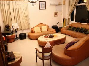 Istumisnurk majutusasutuses New Flower Homestay