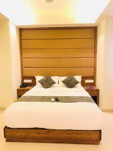 Postel nebo postele na pokoji v ubytování Hotel West Blue