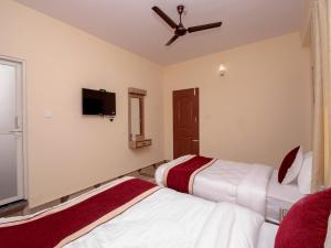 Uma cama ou camas num quarto em The Country Yard