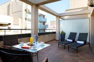 Balkón nebo terasa v ubytování Eurostars Centrum Alicante