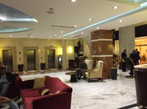 Posezení v ubytování Oasis Hotel
