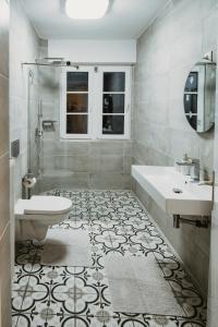 Koupelna v ubytování Ferienhaus Schneeweiß