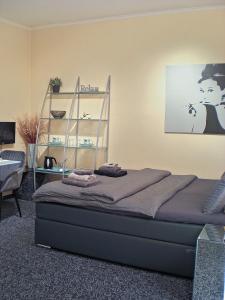 Lion Homestay Munich 객실 침대